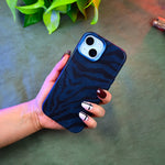 iPhone 15 Series Zebra Texture Rugged Leather Case with MagSafe