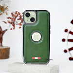 iPhone 15 Series Luxury Handmade Genuine Leather Case