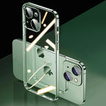 Luxury Purple Deep Clear iPhone Case With Camera Protector